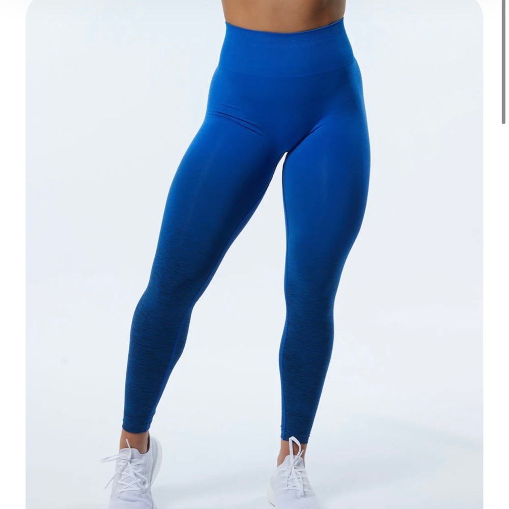 Alphalete amplify leggings in blue ombré